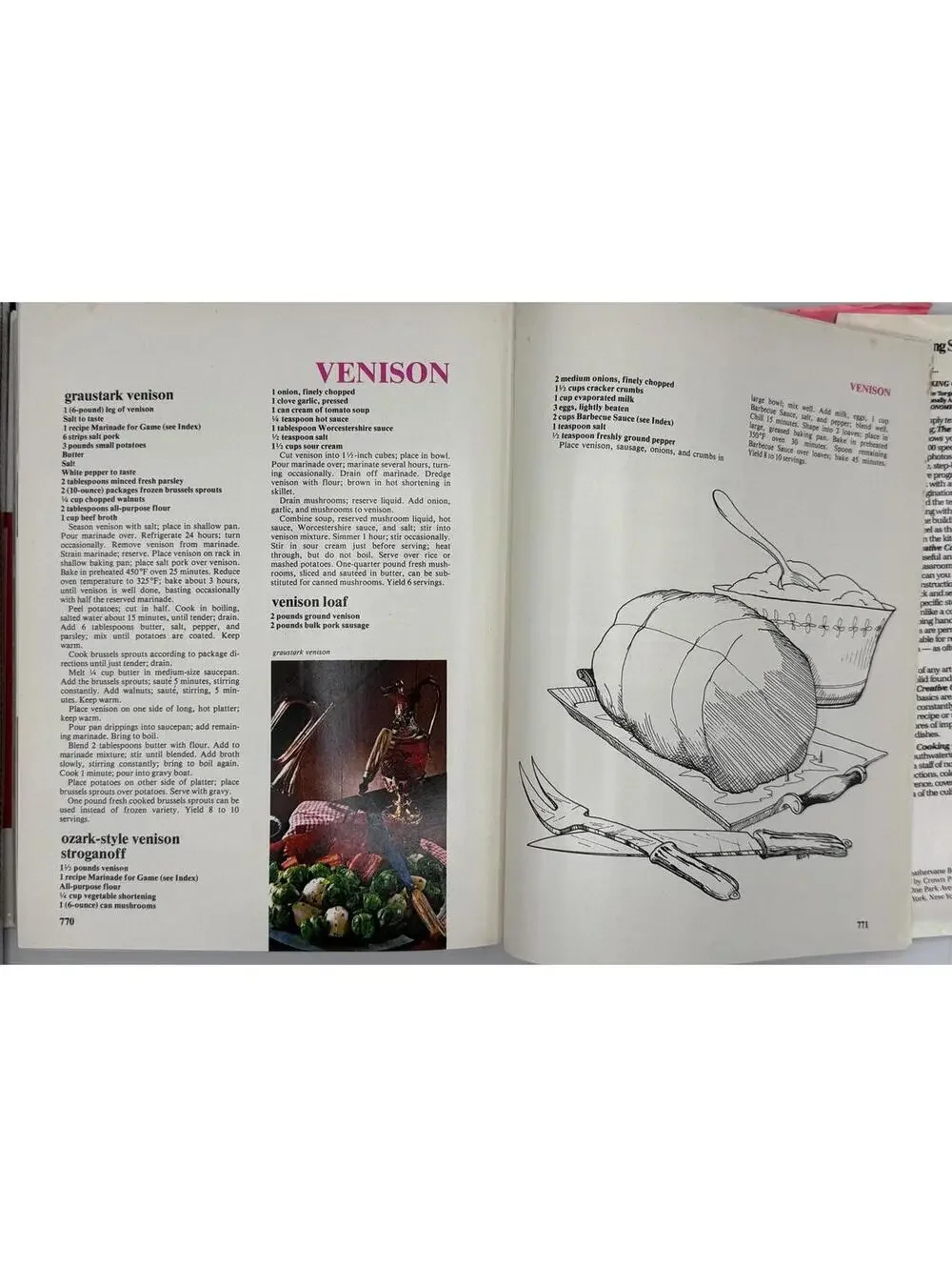 Vintage 1980s  Cookbook, The Encyclopedia of Creative Cooking, Charlotte Turgeon